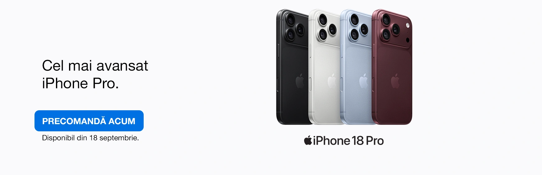 iPhone 18 Pro: precomandă acum