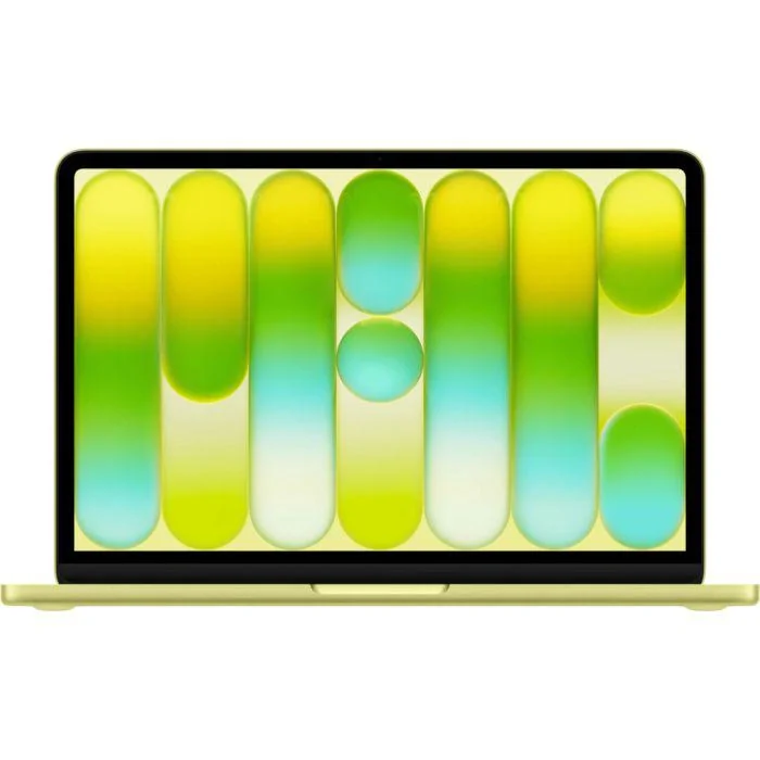 Apple MacBook Neo 13 inci A18 Pro, 6 nuclee CPU, 5 nuclee GPU, 8 GB RAM, 256 GB SSD, tastatură UK INT, Citrus
