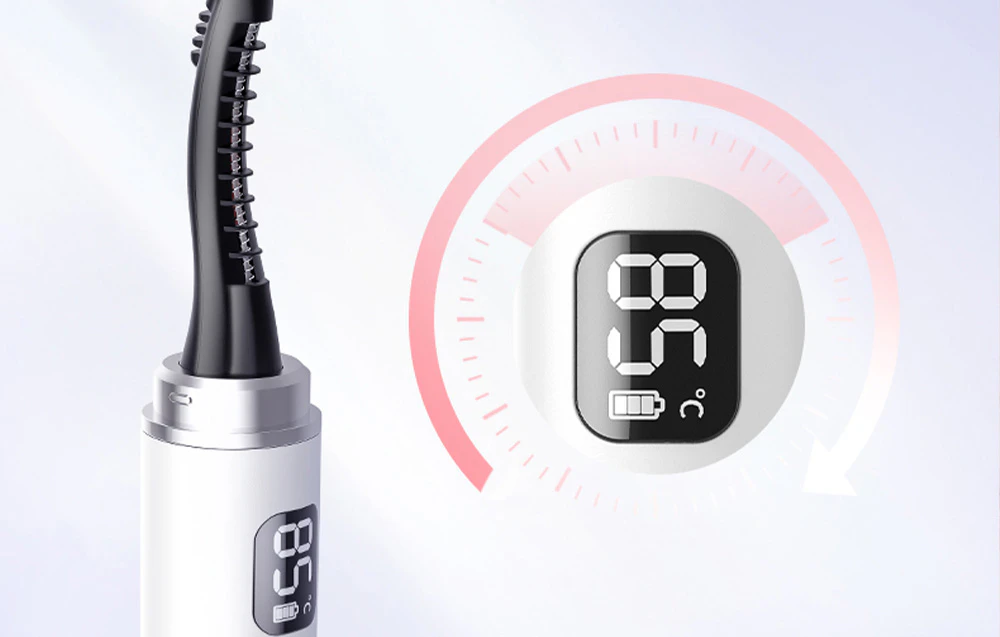 Curbator electric de gene cu afișaj