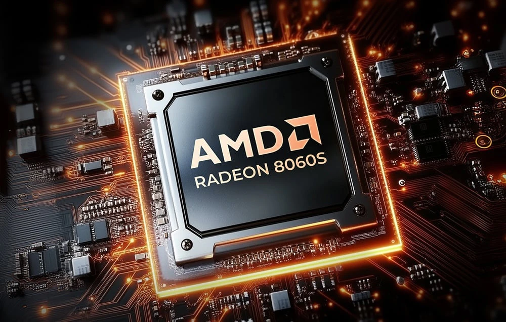 Placa grafică Radeon a computerului.