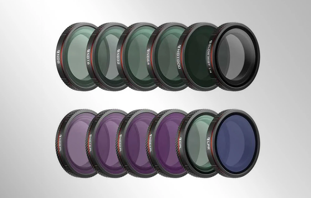Set Freewell Mega Kit cu 12 filtre, inclusiv filtre ND, ND/PL, CPL, LPR și Glow Mist.