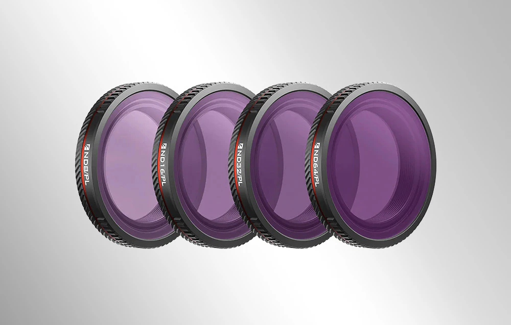Set de 4 filtre hibride Freewell: ND8 PL, ND16 PL, ND32 PL, ND64 PL.