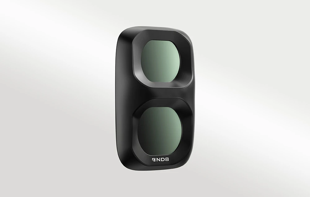 Filtru Freewell Osmo Pocket 4P ND8, de culoare neagră, pe un fundal deschis