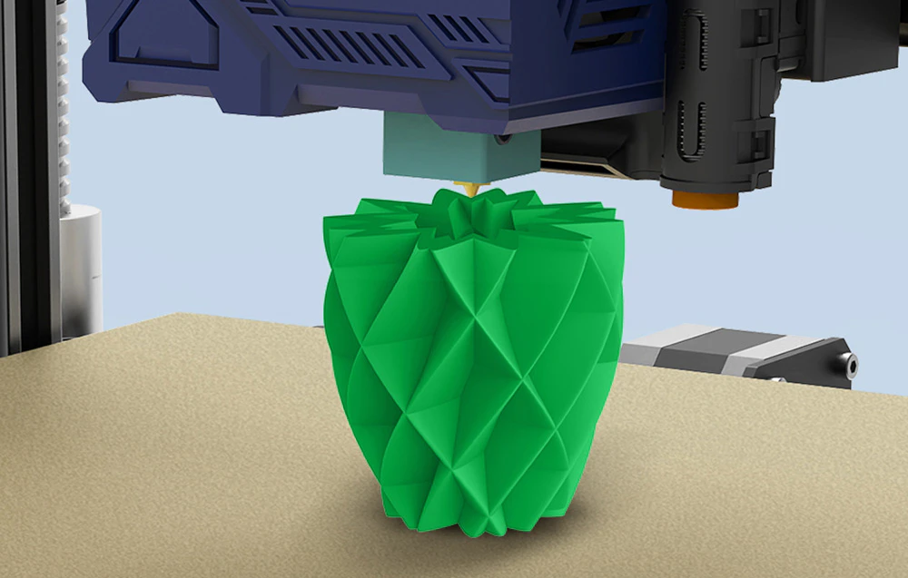 Model imprimat 3D cu imprimanta.