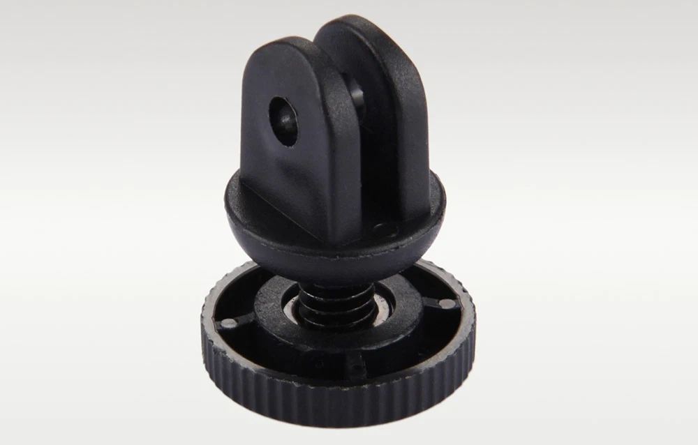 Adaptor de montare rotativ, de culoare neagră, de la Puluz, cu montură filetată și buton din plastic.
