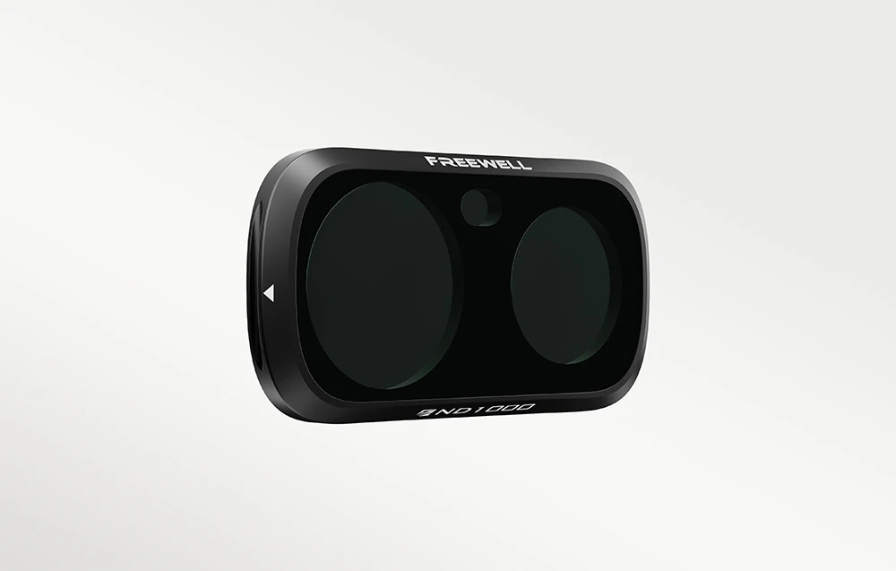 Filtru ND Freewell pentru Insta360 Luna Ultra ND1000 pe fundal alb