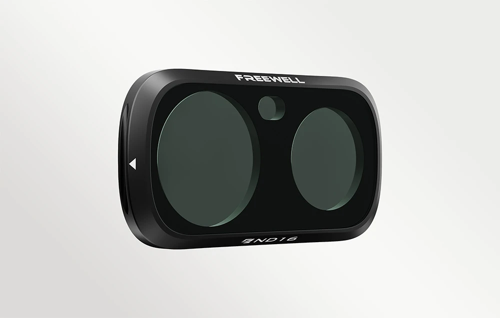 Filtrul Freewell ND16 pentru Insta360 Luna Ultra pe fundal alb