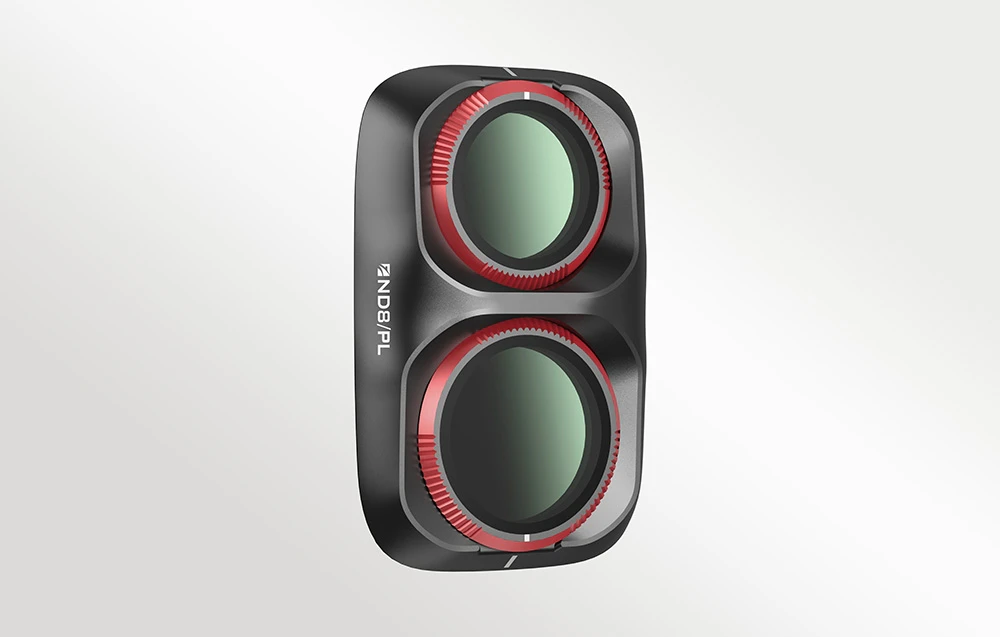 Filtru Freewell Osmo Pocket 4P ND8 ND/PL, de culoare neagră, pe fundal alb