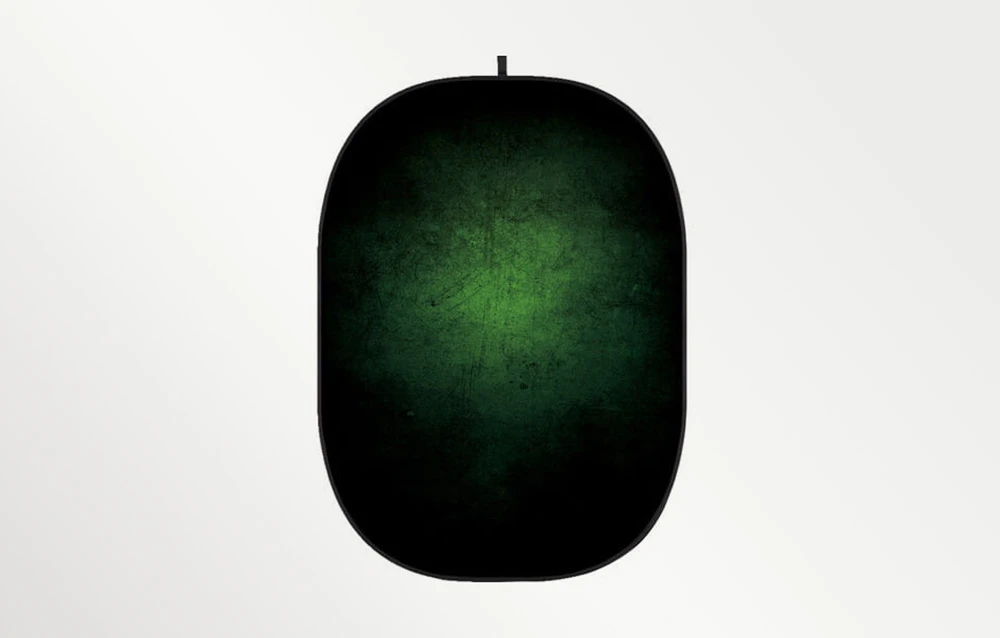 Fundal fotografic verde Godox pe un fundal cu gradient gri