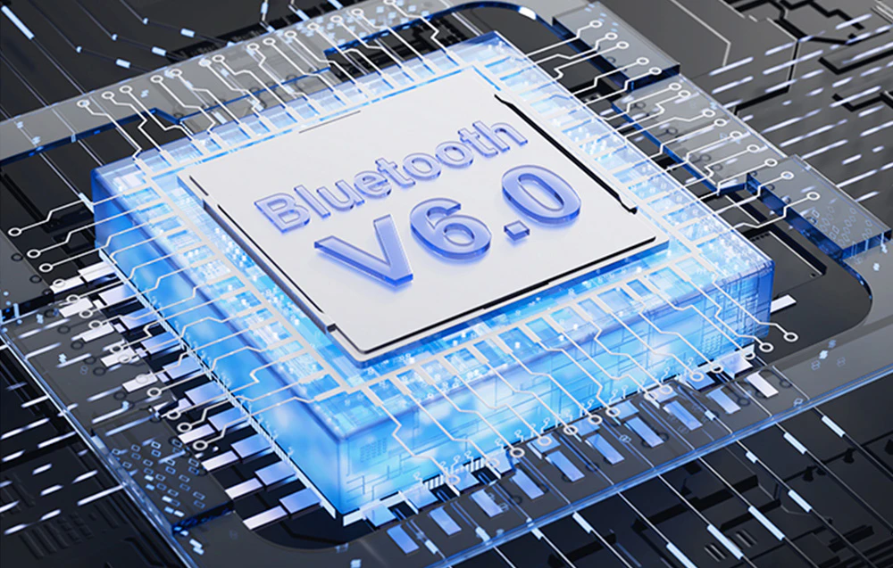 Cip Bluetooth V6.0 în spatele unei scheme electronice
