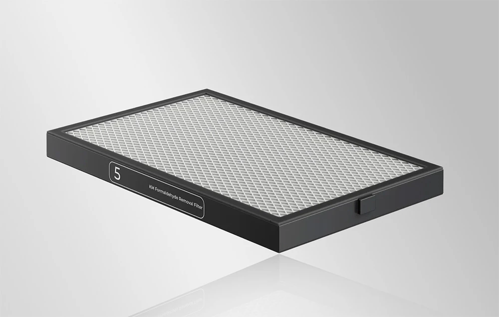 Filtru de eliminare a formaldehidei pentru purificatorul de aer xTool pe fundal gri