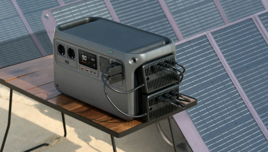 Power 1000 V2 se încarcă de la panouri fotovoltaice