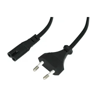 Cablu alimentare Lindy Euro C8 - IEC C7, 5m, negru  Description  Connector A: Euro Mains Plug Connector B: IEC C7 Cable type: H03-VV-H2F 2 x 0.75mm² Colour: Black  https://www.lindy-international.com/Mains-Cable-with-Euro-Connector- 5m.htm?websale8=l