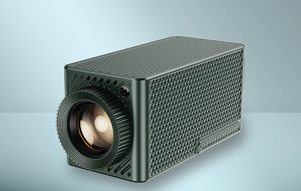 Proiector Blitzwolf BW-Vision A1 pe fundal gri
