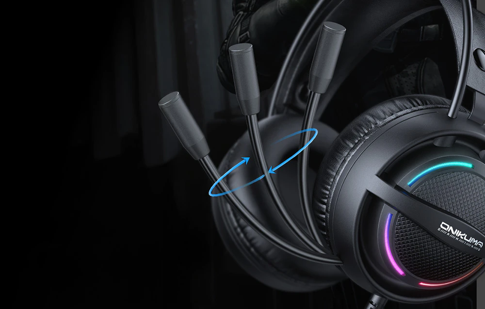 Căști in-ear Onikuma cu microfon reglabil