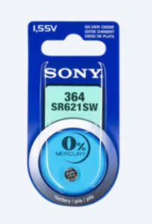 1 PC BLISTER SILVER OXIDE SR621/.