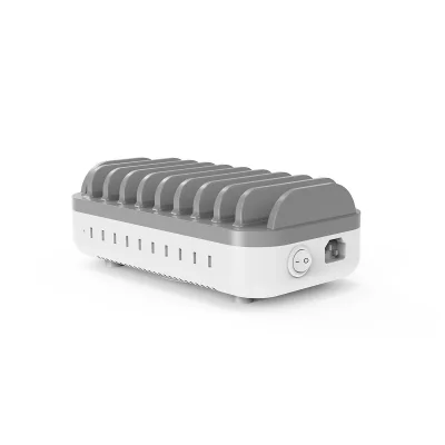 10 PORTS USB-C CHARGING STATION/UK PLUGS