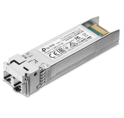 "10Gbase-SR SFP+ LC Transceiver SPEC: 850nm Multi-mode, LC Duplex Connector, Up to 300m Distance"