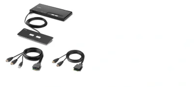 2-PORT DUAL HEAD HDMI MODULAR/SECURE KVM SWITCH PP4.0 W/REMOTE