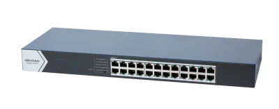 24-Port Gigabit Switch Hikvision DS-3E0524-E(C) 24 × 10/100/1000 Mbps RJ45 Port Easy Plug-and-Play Installation Rack-Mounting Rugged Metal Case