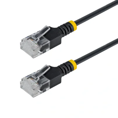 StarTech.com 30cm Blue Ultra Slim Cat6A Ethernet Cable, Snagless, FTP, Pure Bare Copper Wire, 34AWG Slim RJ45 Network Patch Cord, Individually Tested, 0.3 m, Cat6a, U/FTP (STP), RJ-45, RJ-45, Blue