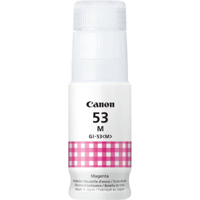 Canon GI-53M Magenta Ink Bottle, Original, Magenta, Canon, PIXMA G650 PIXMA G550, 60 ml, Inkjet