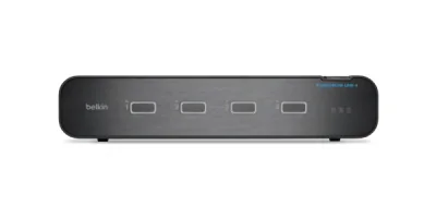 4P DUAL HEAD DP/HDMI TO DP/HDMI/VIDEO SEC DT KVM SW NO CAC PP4.0