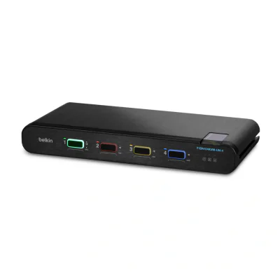 4P SNGL HEAD DP/HDMI TO DP/HDMI/VIDEO SECURE DT KVM SWITCH PP4.0