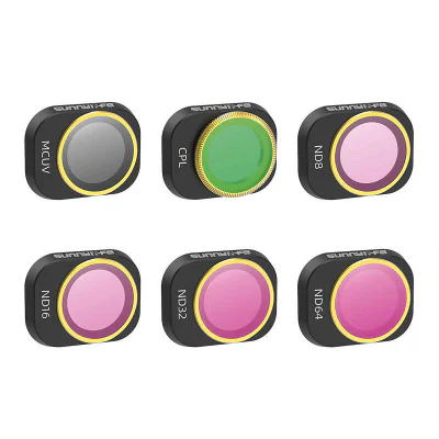6 filtre pentru lentile MCUV, CPL, ND8/16/32/64 Sunnylife pentru DJI MINI 4 PRO