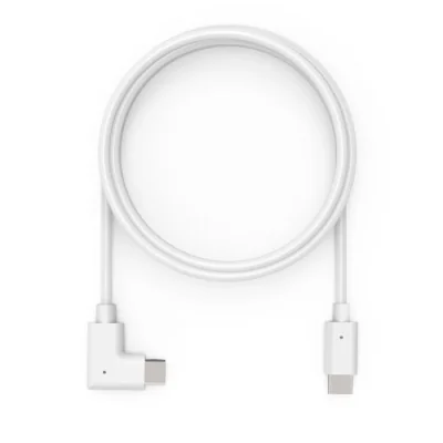 6FT CHARGE AND DATA USB-C TO/USB-C 90-DGR CBL RIGHT ANGLE WHT