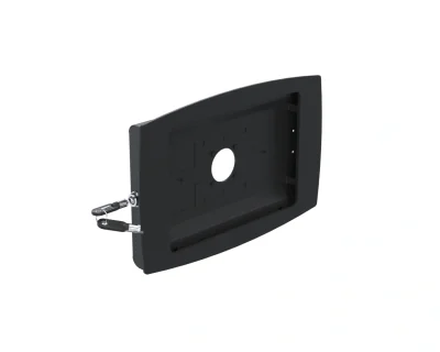 Ergonomic Solutions TabPOS Tablet & mPOS A-Frame for 9.7", Black, Apple, iPad; iPad AirA1822 (Wi-Fi); A1823 (Wi-Fi + 4G); A1893 (Wi-Fi); A1954 (Wi-Fi + 4G); A1566 (Wi-Fi);..., Metal, Push lock, 40 x 40 mm