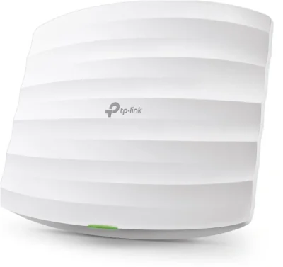 "AC1350 Ceiling Mount Dual-Band Wi-Fi Access Point PORT: 1× Gigabit RJ45 Port SPEED: 450 Mbps at 2.4 GHz + 867 Mbps at 5 GHz FEATURE: 802.3af PoE and Passive PoE (Power Adapter is not included), 3× Internal Antennas, Mesh, Seamless Roaming, MU-MIMO, 
