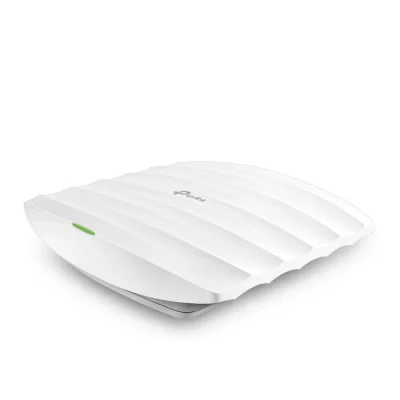 "AC1750 Ceiling Mount Dual-Band Wi-Fi Access Point PORT: 2× Gigabit RJ45 Port SPEED: 450 Mbps at 2.4 GHz + 1300 Mbps at 5 GHz FEATURE: 802.3af PoE and Passive PoE, 3× Internal Antennas, Seamless Roaming, MU-MIMO, Band Steering, Beamforming, Load Bala