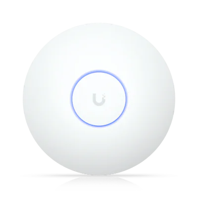 Acces point Ubiquiti U7-LR Wifi 7, 1 x RJ-45 port, 7300 Mbit/s, tensiune DC 42.5 - 57 V, alb