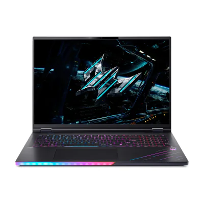 Gaming 18 Predator Helios 18 AI PH18-73, WQXGA Mini LED 250Hz, Procesor Intel® CoreTM Ultra 9 275HX, 64GB DDR5, 1TB + 1TB SSD, GeForce RTX 5080 16GB, No OS, Abyssal Black "NH.QVZEX.00D"