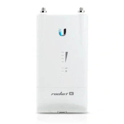 Acess Point Ubiquiti Rocket R5AC-LITE, WLAN access point 450 Mbit/s White, Procesor: MIPS 74Kc, Memorie: 128 MB DDR2 SDRAM, Flash: 16 MB NOR FLASH, Protocol wireless: 802.11ac, airMAX ac, WPA2 AES, Dimensiuni: 162 x 84 x 37 mm, Alimentare: PoE gigabi