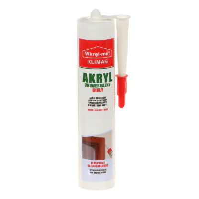 Acril universal KLIMAS UAZ-310-BI, cartuș 310 ml, alb