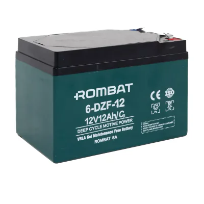 Acumulator 12V 12Ah VRLA  deep cycle GEL, seria DZF , Chilwee 6-DZF-12, fara intretinere, pot fi utilizati intr-o multitudine de aplicatii: Moped, Scutere cu motor electric pentru copii, Vehicule electrice mici, Iluminat de urgenta, Jucarii electrice