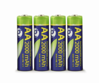 ACUMULATOR GEMBIRD AA (R6), 1.2V NiMH 2000mAh, 4 buc., "EG-BA-AA20R4-01"
