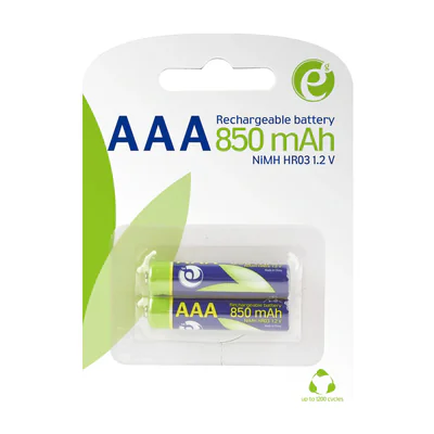 ACUMULATOR GEMBIRD AAA (R3), 1.2V NiMH 850mAh, 2 buc., "EG-BA-AAA8R-01"
