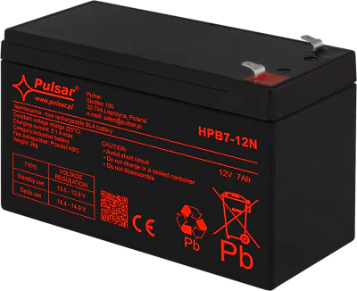 Acumulator HPB 7Ah/12V HPB7-12N
