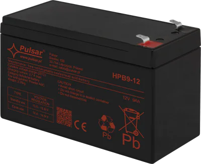 Acumulator HPB 9 Ah 12 V HPB9-12