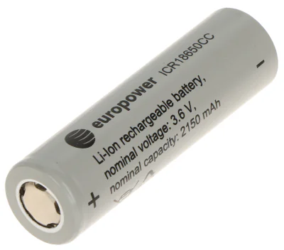 Acumulator Li-Ion Europower BAT-ICR18650CC/EP, 3,6 V, 18650