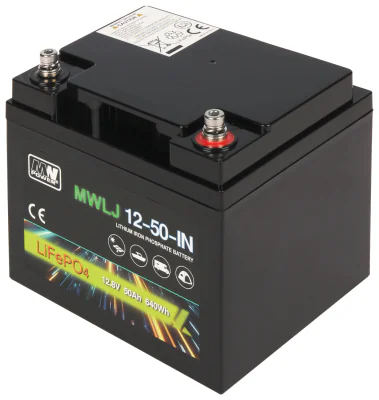 Acumulator LiFePO4 MW POWER 12.8V/50AH/LIFEPO4-MWLJ, 12,8 V, 50 Ah