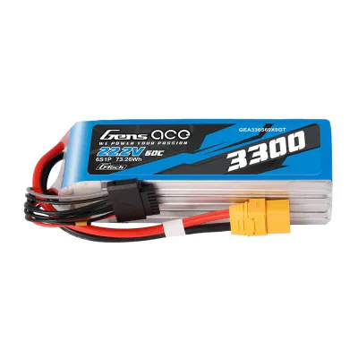 Acumulator Lipo Gens Ace G-Tech 3300mAh 22.2V 60C 6S1P XT90