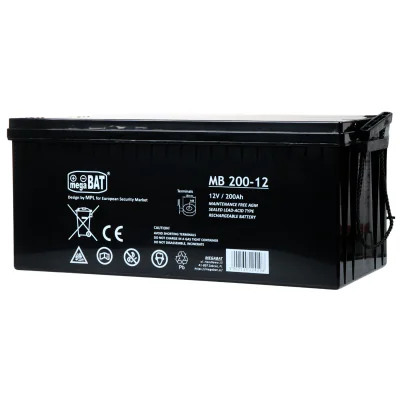 Acumulator MEGABAT 12V/200AH-MB, 12 V, 200 Ah