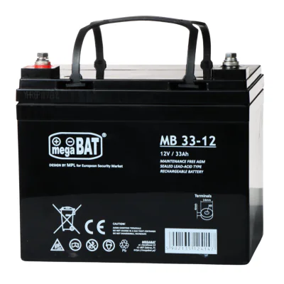 Acumulator MEGABAT 12V/33AH-MB, 12 V, 33 Ah
