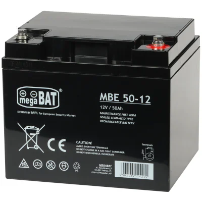 Acumulator MEGABAT 12V/50AH-MB, 12 V, 50 Ah