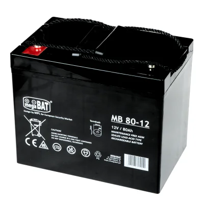 Acumulator MEGABAT 12V/80AH-MB, 12 V, 80 Ah