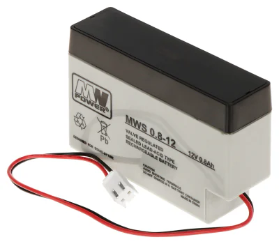 Acumulator MW POWER 12V/0.8AH-MWS, 12 V, 0,8 Ah